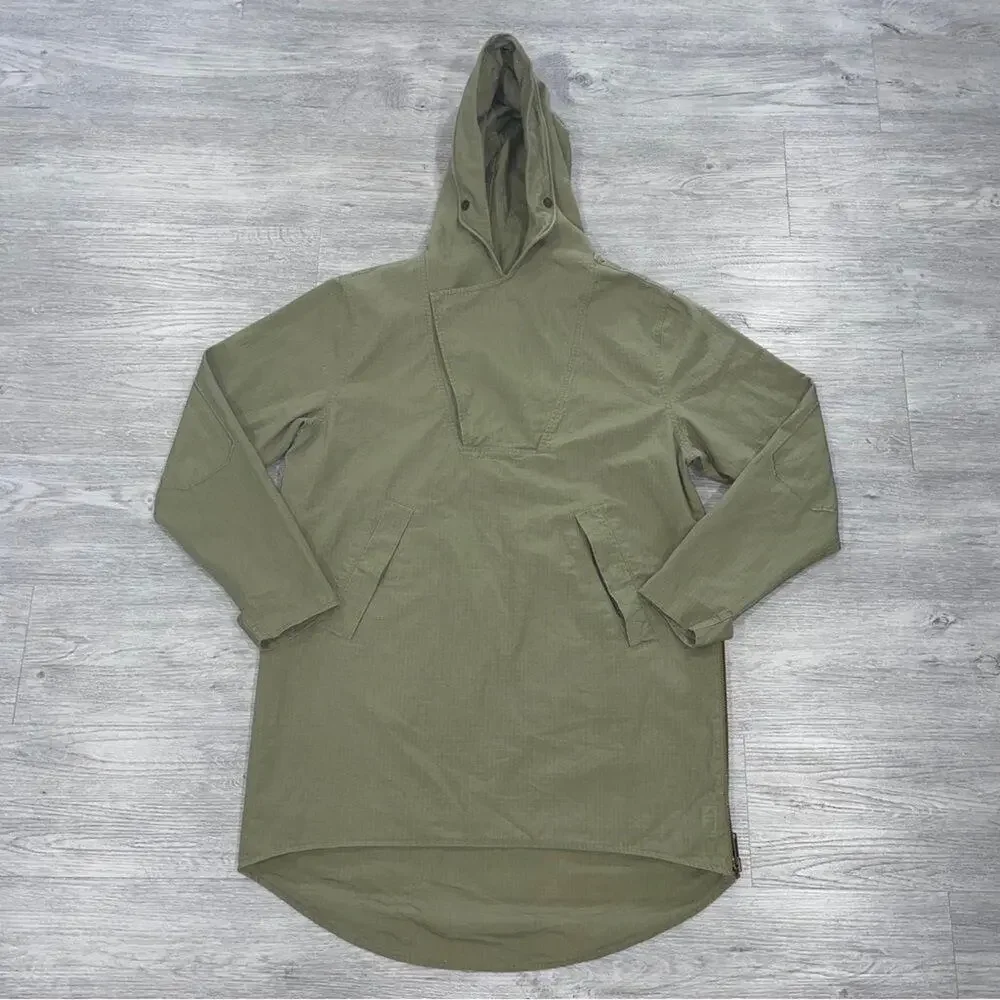 Kith Anorak Jacket Mens Medium Hoodie Snap On Long Sleeve Shirt Gorpcore Outdoor